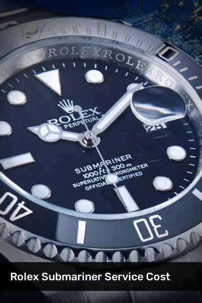 how much does it cost to service my rolex|rolex submariner service cost uk.